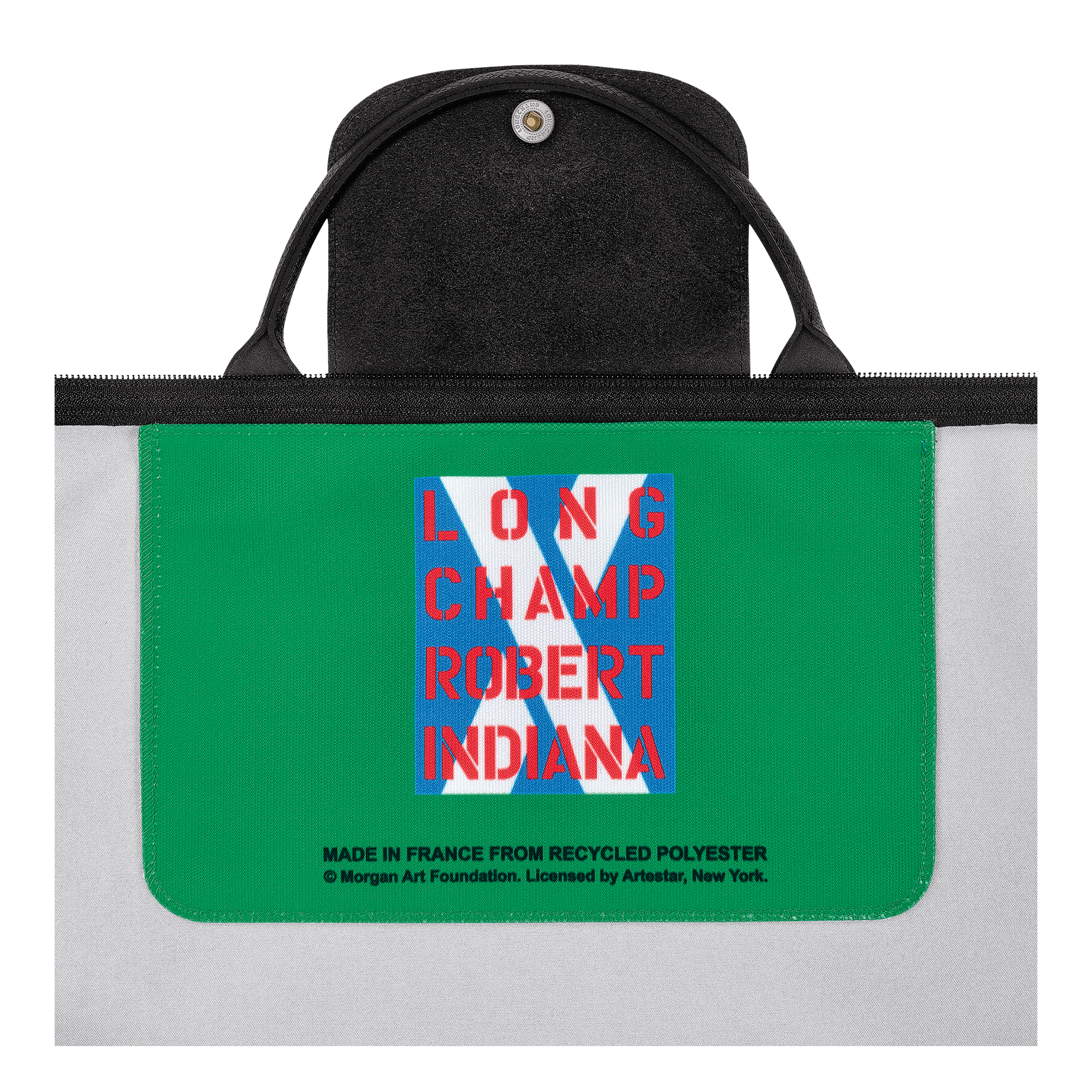 Longchamp x Robert Indiana Reisetasche S, Rot
