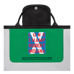Longchamp x Robert Indiana Reisetasche S, Rot