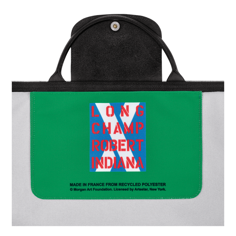 Reisetasche Longchamp x Robert Indiana , Canvas - Rot  - Ansicht 5 von 6
