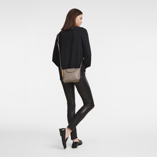 Le Pliage City Crossbody bag XS, Taupe
