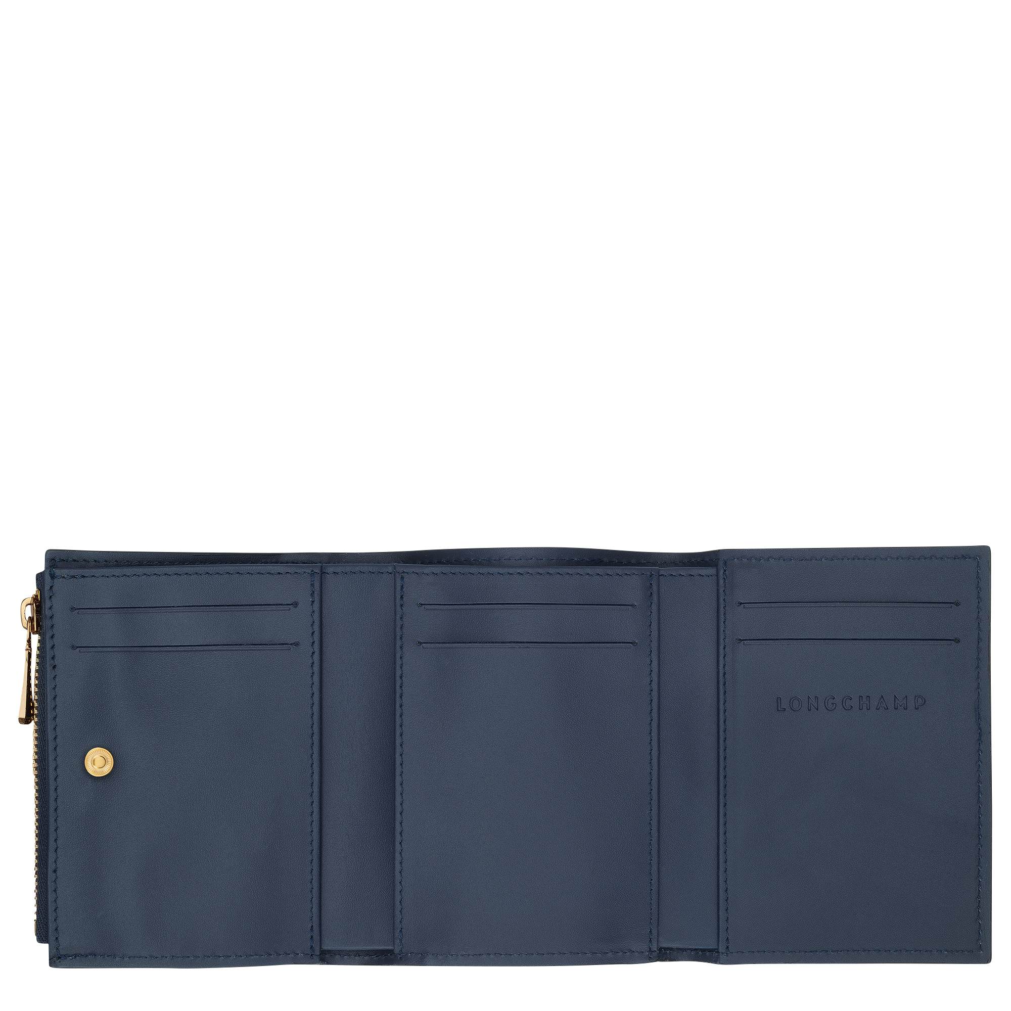 Compact wallet, Navy - View 3 of
3 - zoom in Épure Compact wallet, Navy