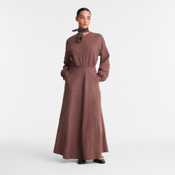 Vestido , Algodão jacquard - Caju