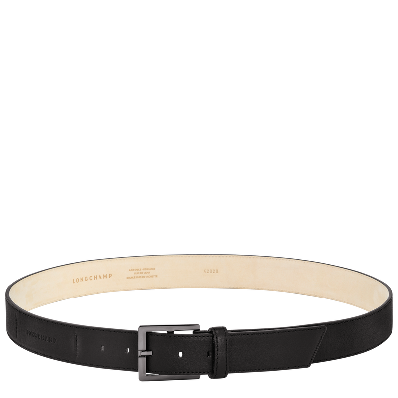 Longchamp 3D Men's belt , Black - Leather  - View 1 of 2