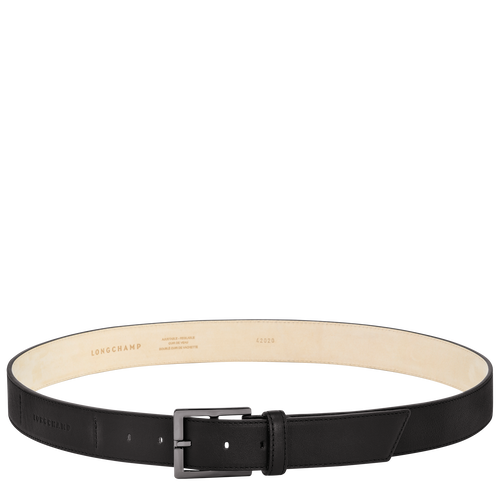 Longchamp 3D Men's belt , Black - Leather - View 1 of  2