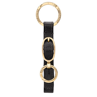 Porte-cl&eacute;s Le Foulonn&eacute; , Cuir - Noir