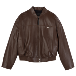 Jacket , Coffee - Leather