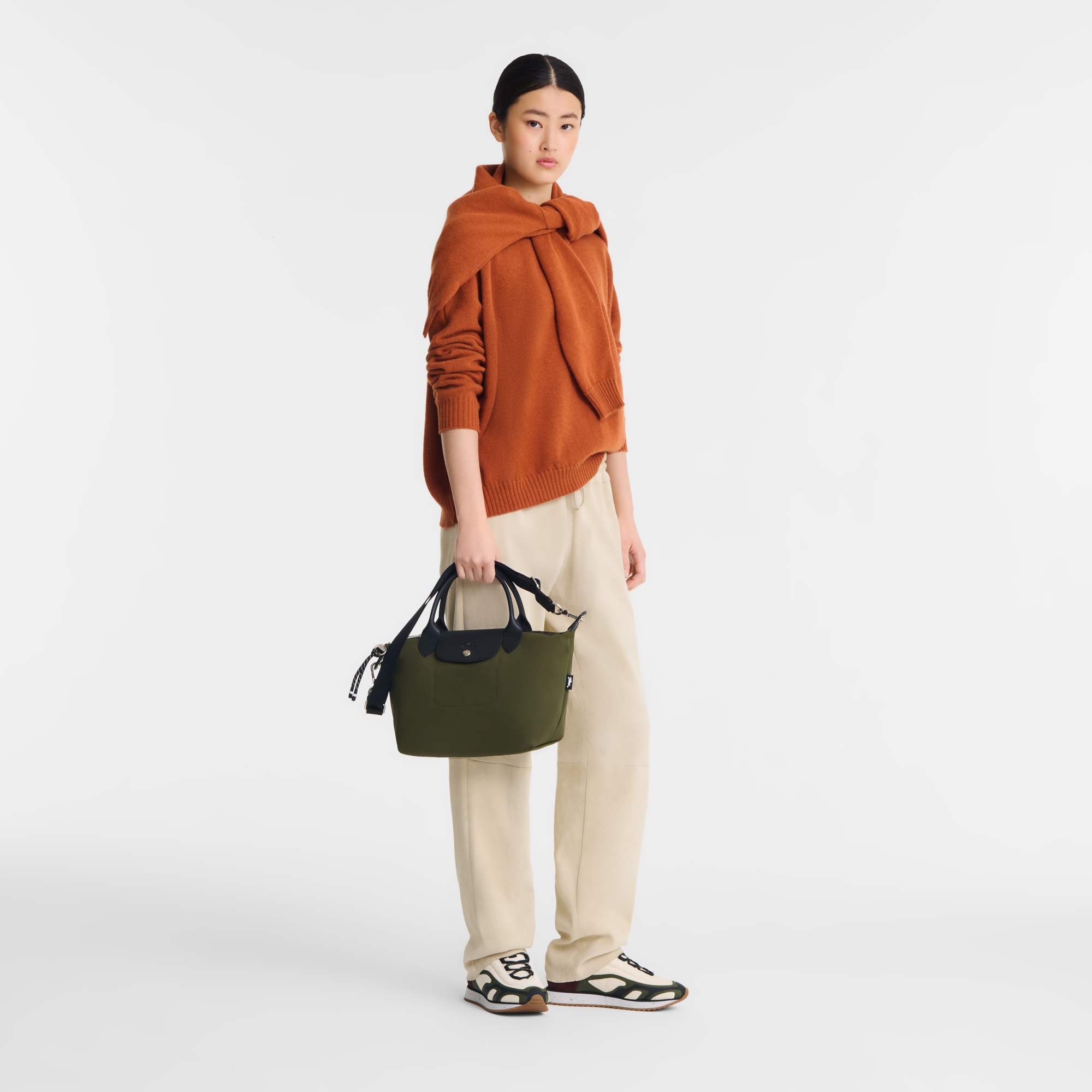 Le Pliage Energy Handbag S, Khaki