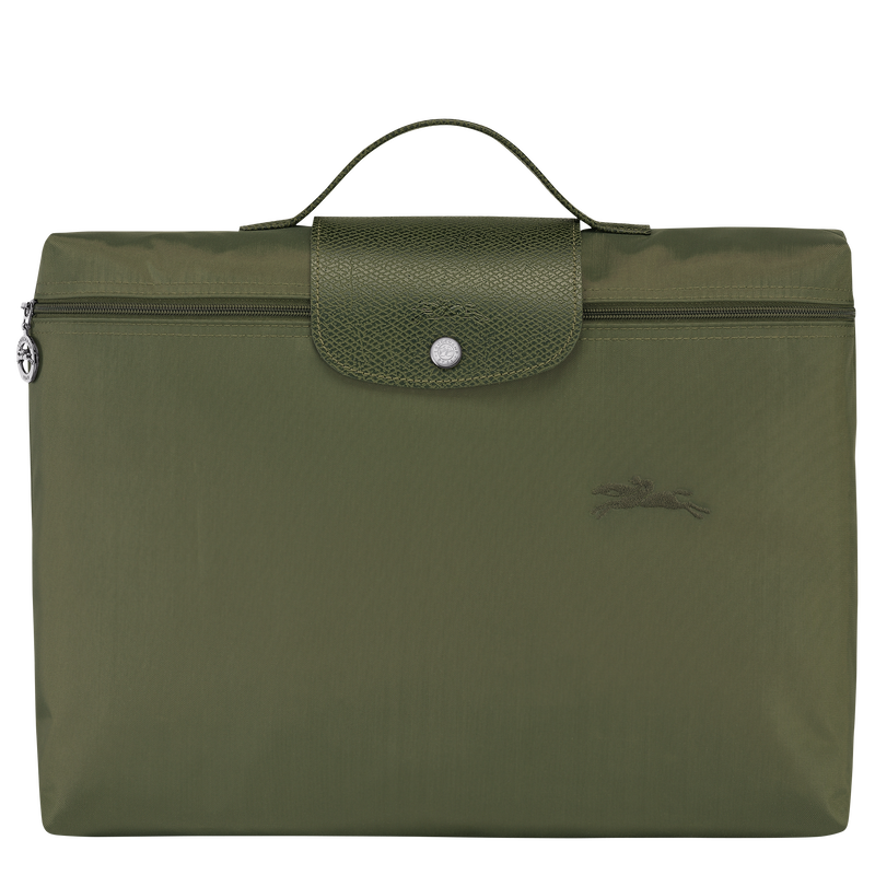 Le Pliage Green S Briefcase , Forest - Recycled canvas  - View 1 of 7