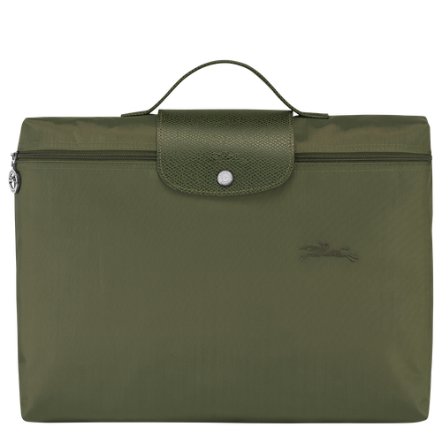 Le Pliage Green S Briefcase , Forest - Recycled canvas - View 1 of  6
