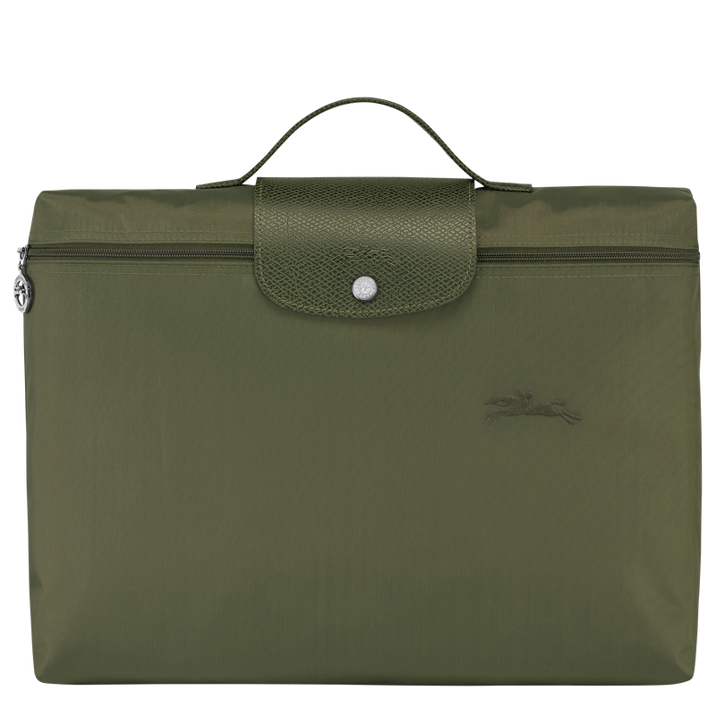 Le Pliage Green S Briefcase , Forest - Recycled canvas  - View 1 of  6
