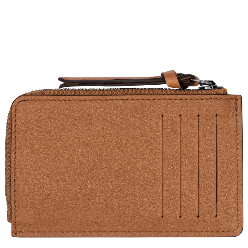 Karten-Etui Longchamp 3D , Leder - Naturel  - Ansicht 2 von 2
