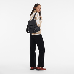 Longchamp 3D S Backpack , Black - Leather