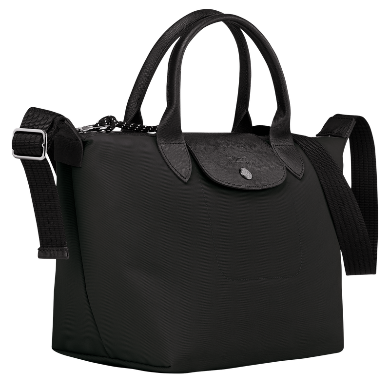 Le Pliage Energy S Handbag , Black - Recycled canvas  - View 3 of  4