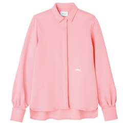 襯衫 , 粉紅色 - 平織布