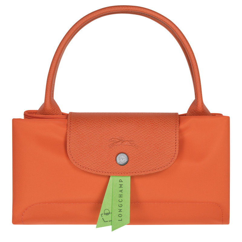Le Pliage Green M Handbag , Carot - Recycled canvas  - View 6 of 6
