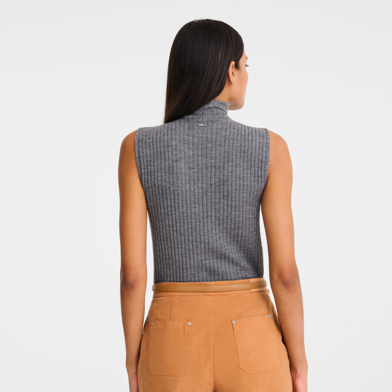 Sweater , Grey - Knit  - View 4 of  5