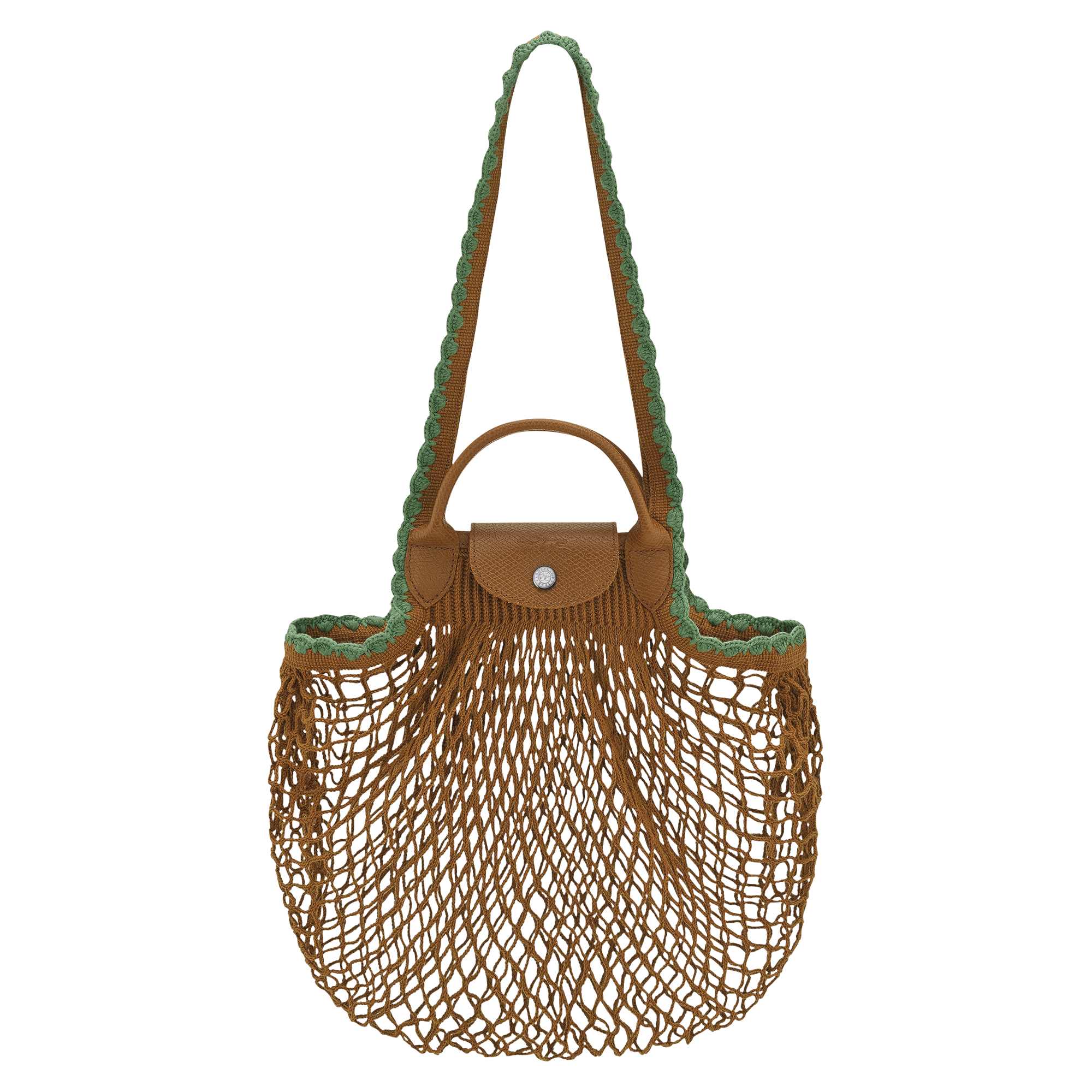 Mesh bag L, Tobacco - View 1 of
4 - zoom in Le Pliage Collection Mesh bag L, Tobacco
