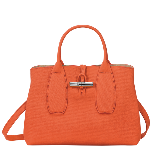 Le Roseau M Handbag , Orange - Leather - View 1 of 6