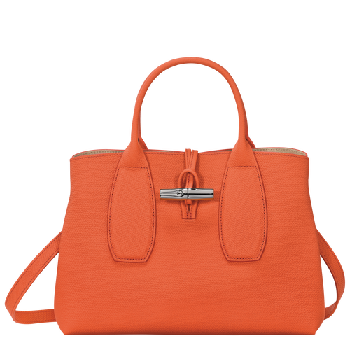 Roseau M Handbag , Orange - Leather - View 1 of  6