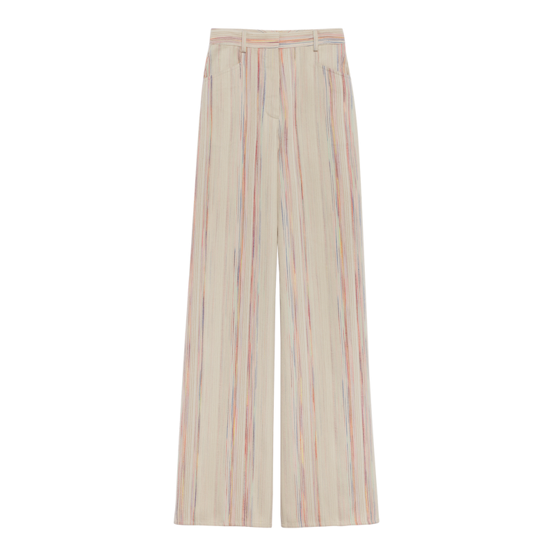 Pantalon , Coton rayures jacquard - Rainbow  - Vue 1 de 6