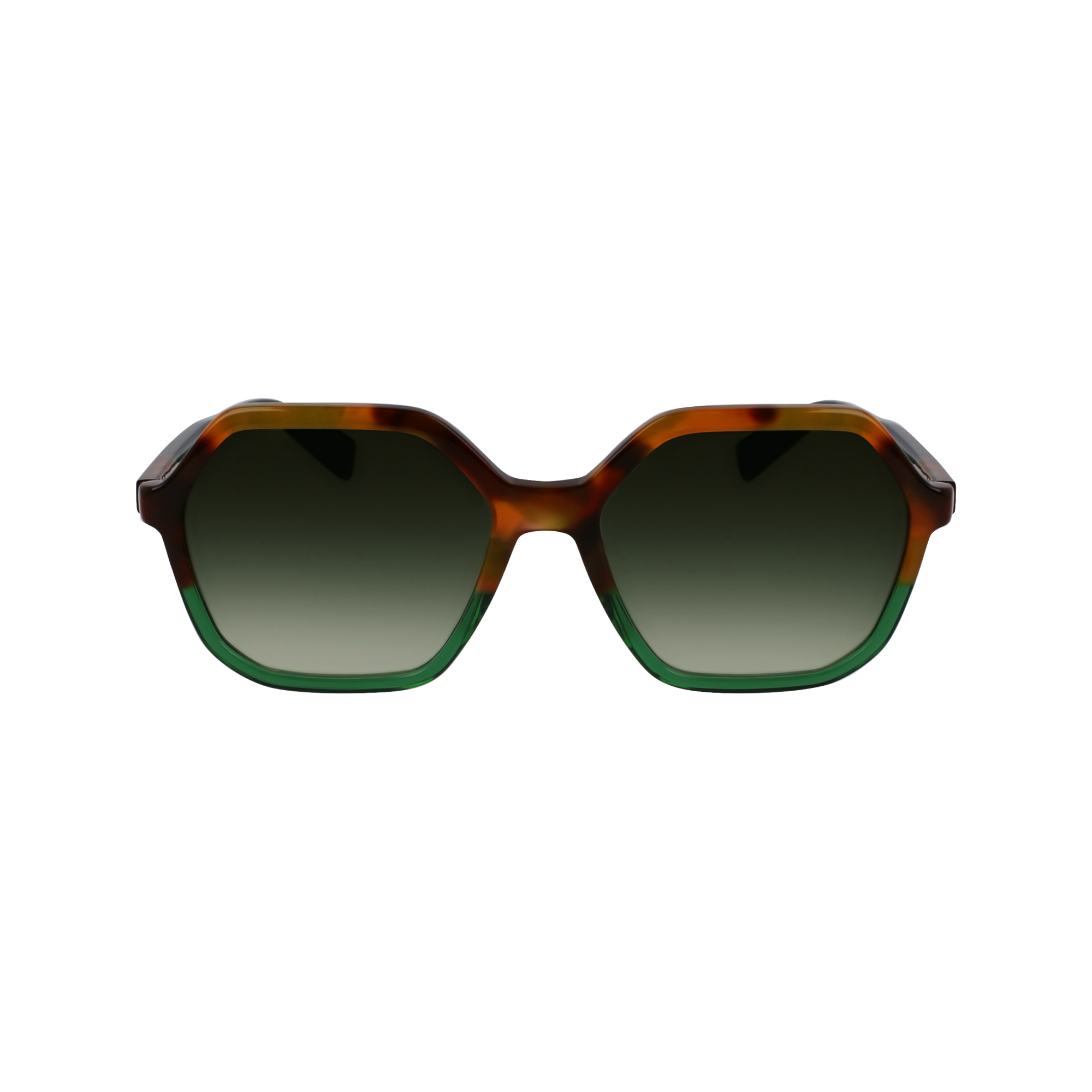 Lunettes de soleil, Ecaille Marron Vert/Vert - Vue 1 de
2 - agrandir le zoom null Lunettes de soleil, Ecaille Marron Vert/Vert
