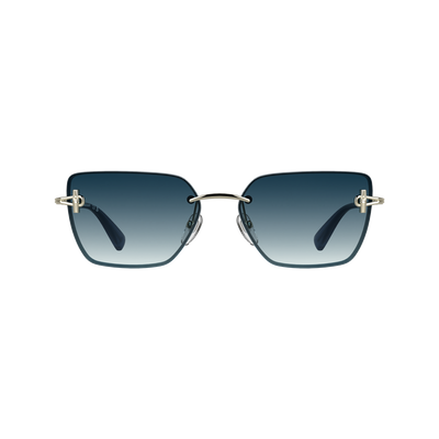 Sunglasses , Gold/Blue - OTHER