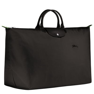 Le Pliage Green Reisetasche M, Schwarz