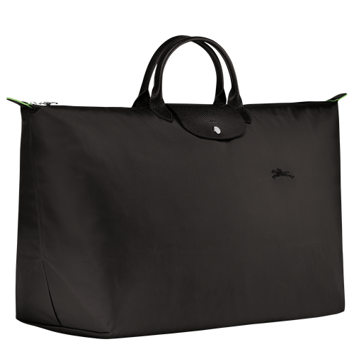 Le Pliage Green M Travel bag , Black - Recycled canvas - View 3 of 7