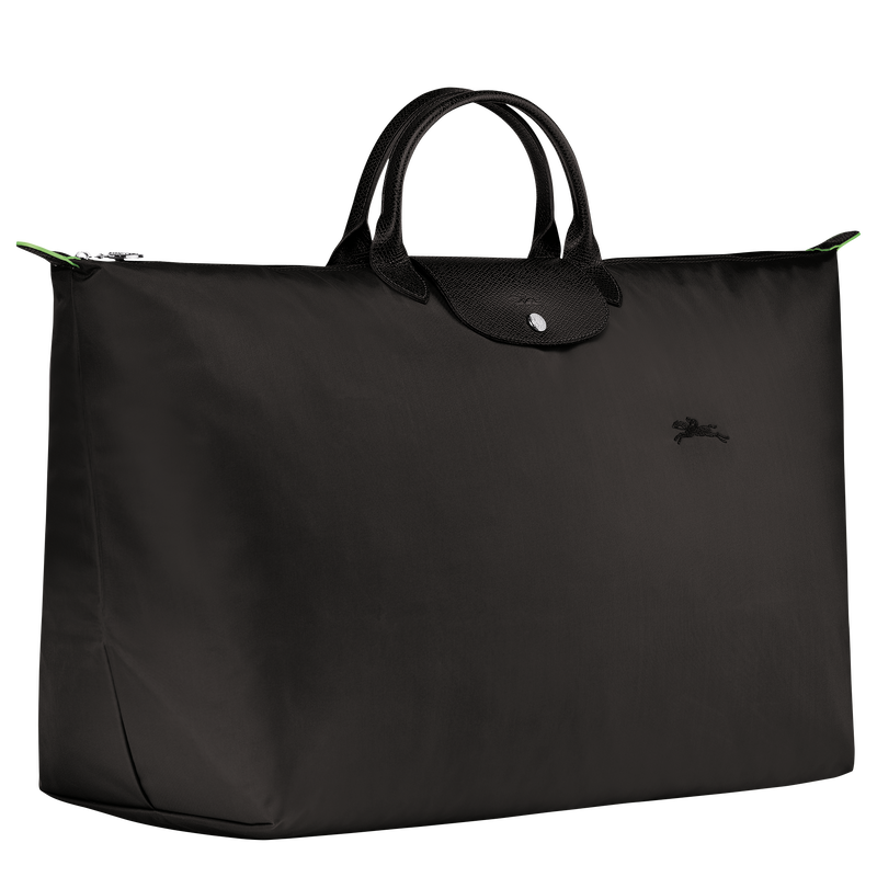 Le Pliage Green Bolsa de viaje M , Lona reciclada - Negro  - Vista 3 de 7