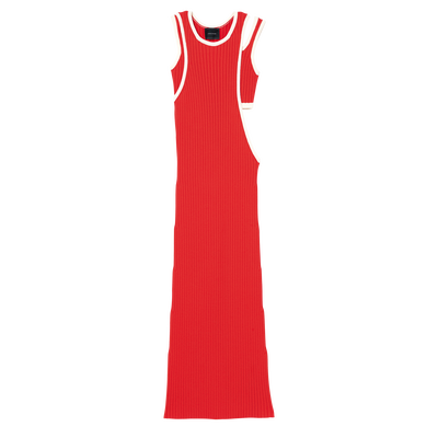 Langes Kleid, Orange