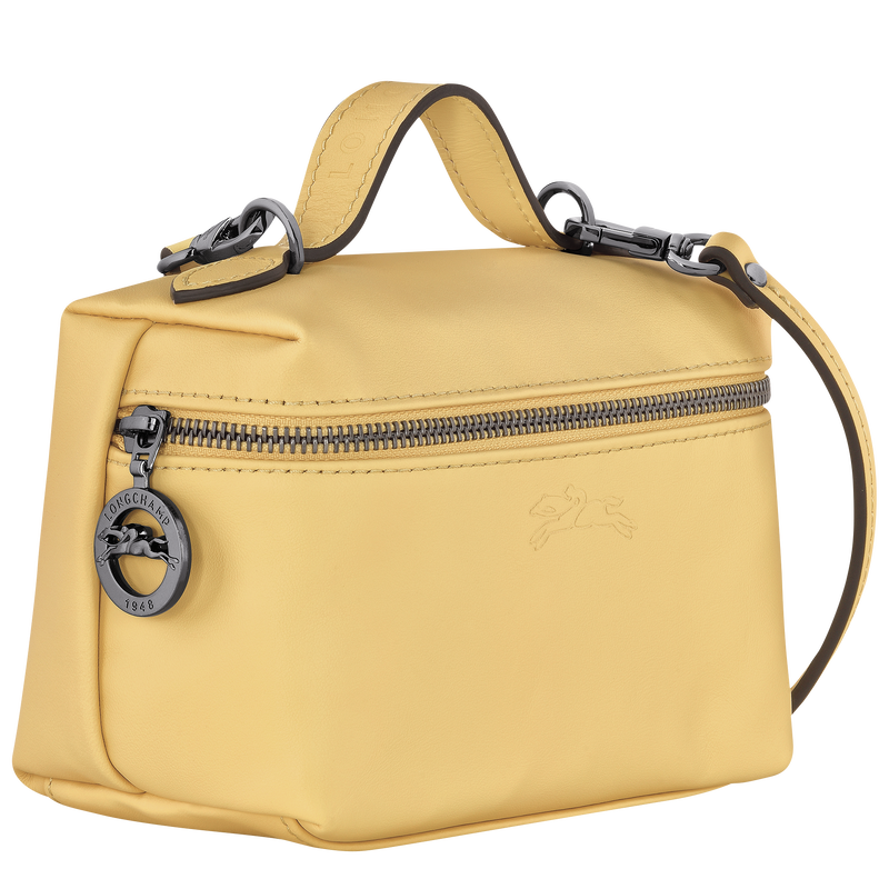 Le Pliage Xtra XS Vanity , Wheat - Leather  - View 3 of  5