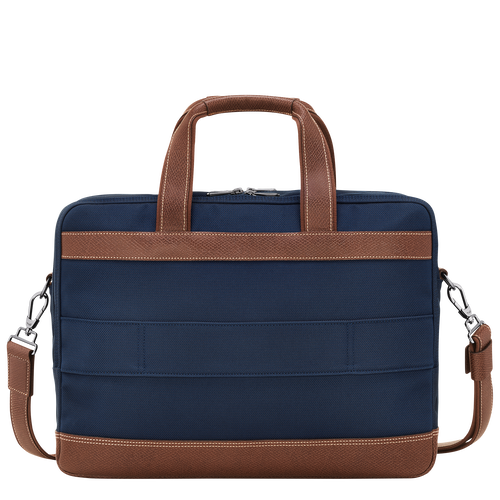 Boxford L Briefcase , Blue - Recycled canvas - View 4 of  5