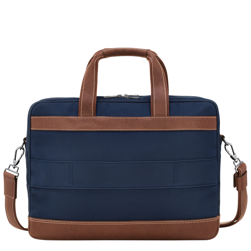 Boxford L Briefcase , Blue - Recycled canvas  - View 4 of  5