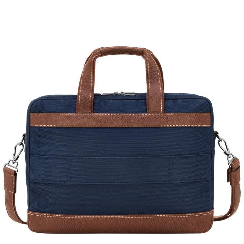 Boxford L Briefcase , Blue - Recycled canvas  - View 4 of 5