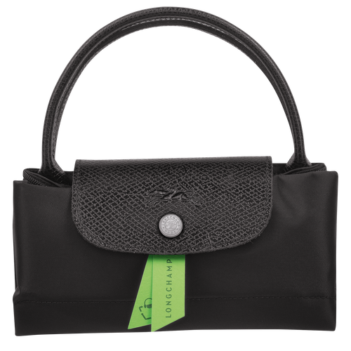 Le Pliage Green Top handle bag S, Black