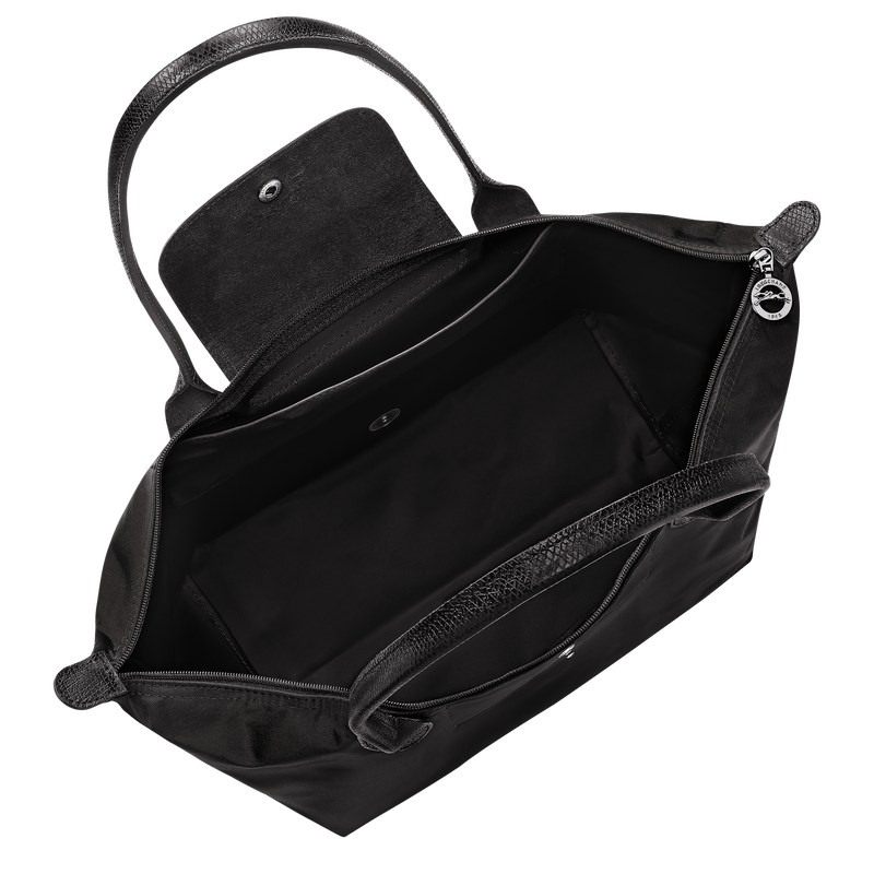 Le Pliage One L Tote bag , Black - Recycled canvas  - View 5 of 8