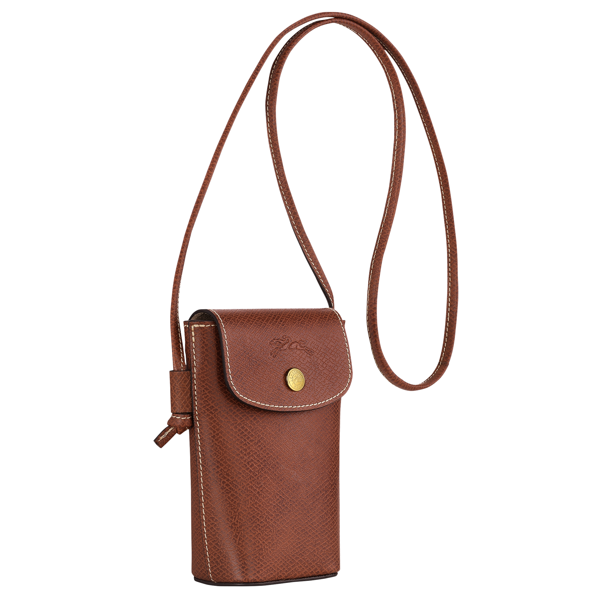 &Eacute;pure Phone case with lace, Brown