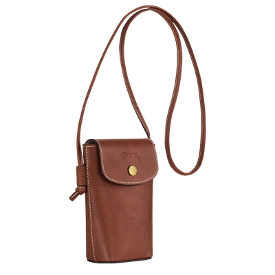 &Eacute;pure Phone case with lace, Brown