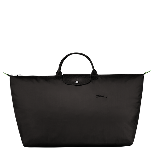 Le Pliage Green M Travel bag , Black - Recycled canvas - View 1 of 7