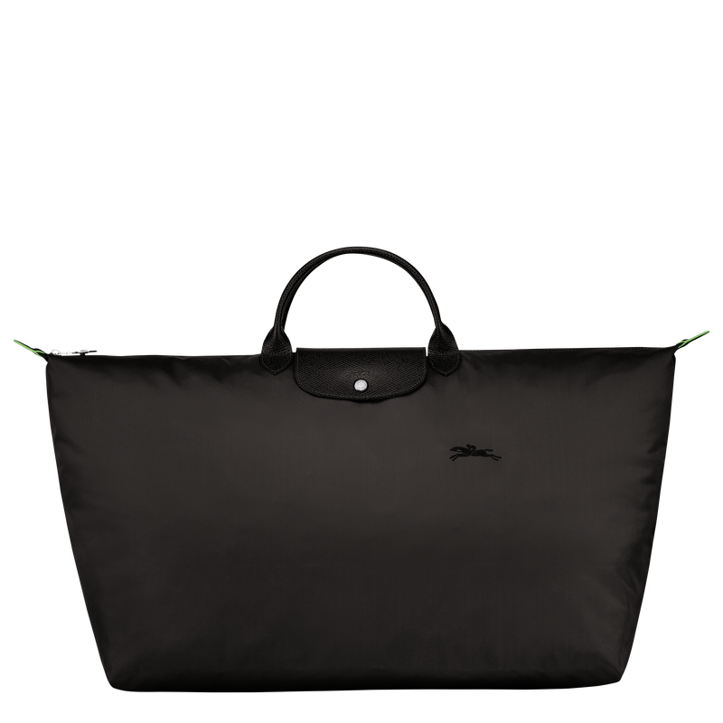 Le Pliage Green M Travel bag , Black - Recycled canvas  - View 1 of  6