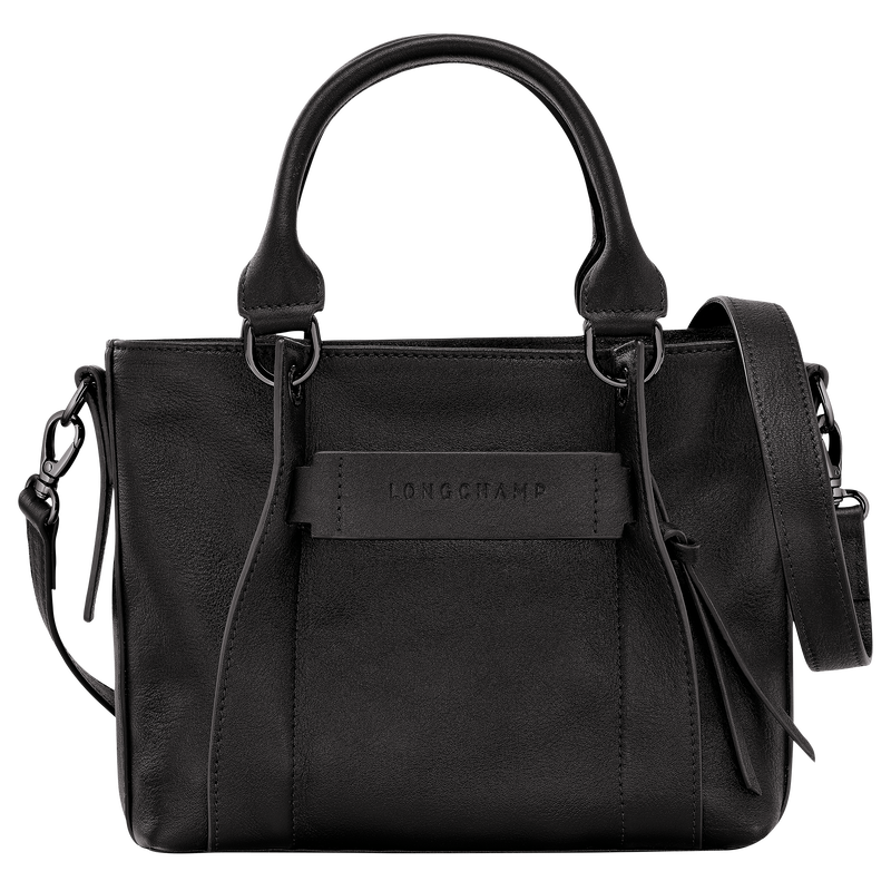 Sac &agrave; main S Longchamp 3D , Cuir - Noir  - Vue 1 de 6