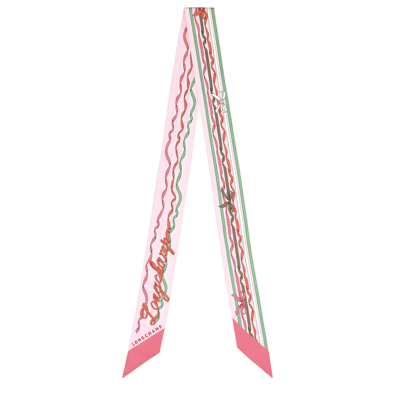 Rubans Longchamp Headband , Shrimp - Silk  - View 1 of  1