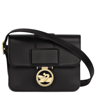 Box-Trot S Crossbody bag , Black - Leather