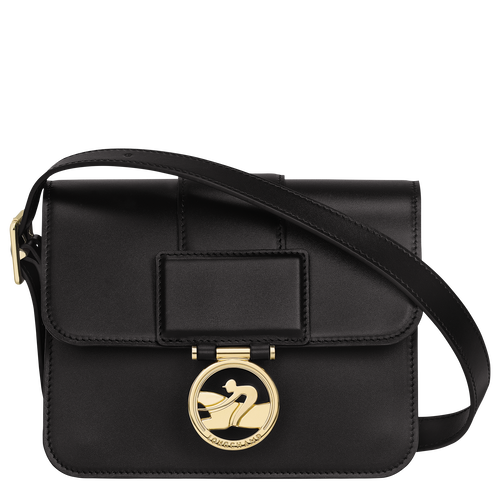 Sac bandoulière S Box-Trot , Cuir - Noir - Vue 1 de 5
