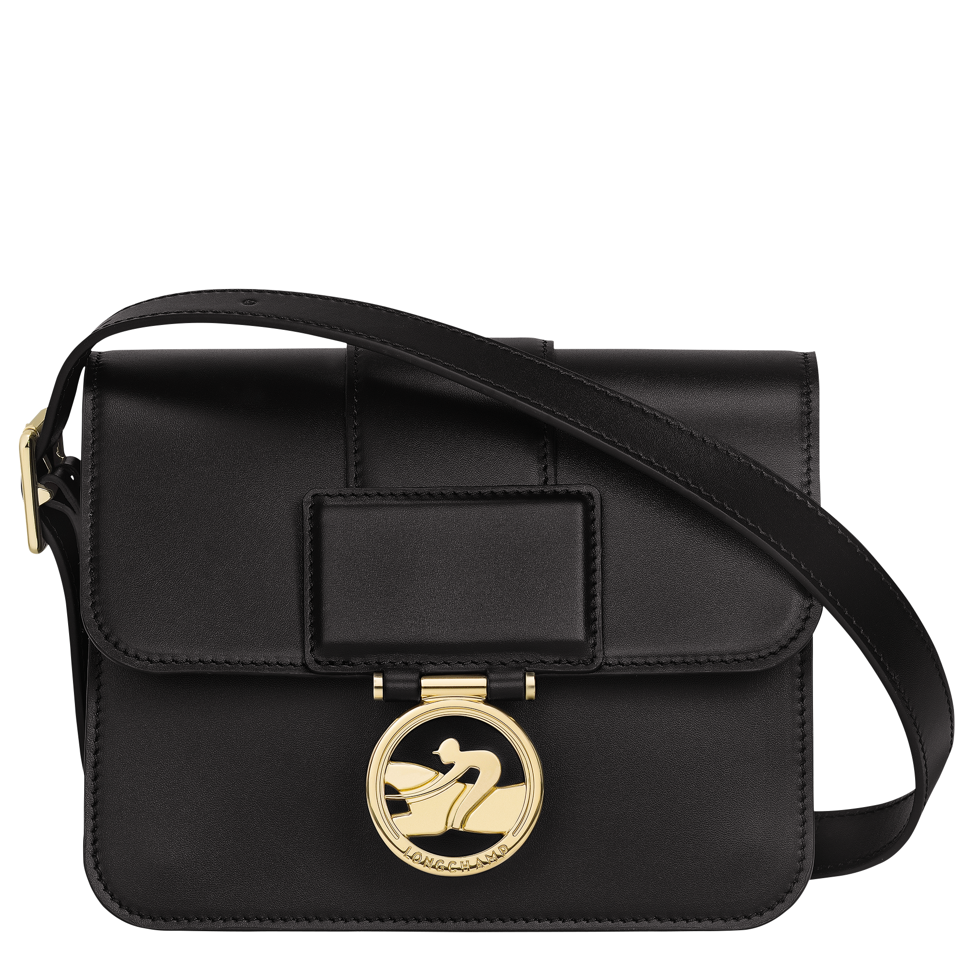 Box-Trot S Crossbody bag Black - Leather (10174HAU001) | Longchamp US