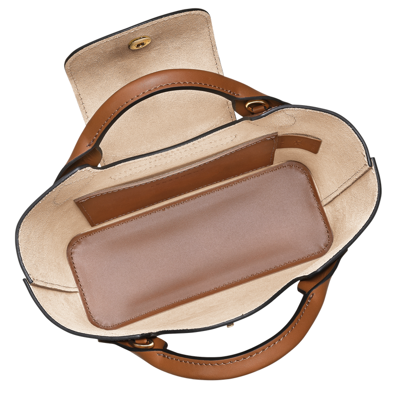 Shopping bag XS &Eacute;pure , Pelle - Cognac  - View 5 of  6