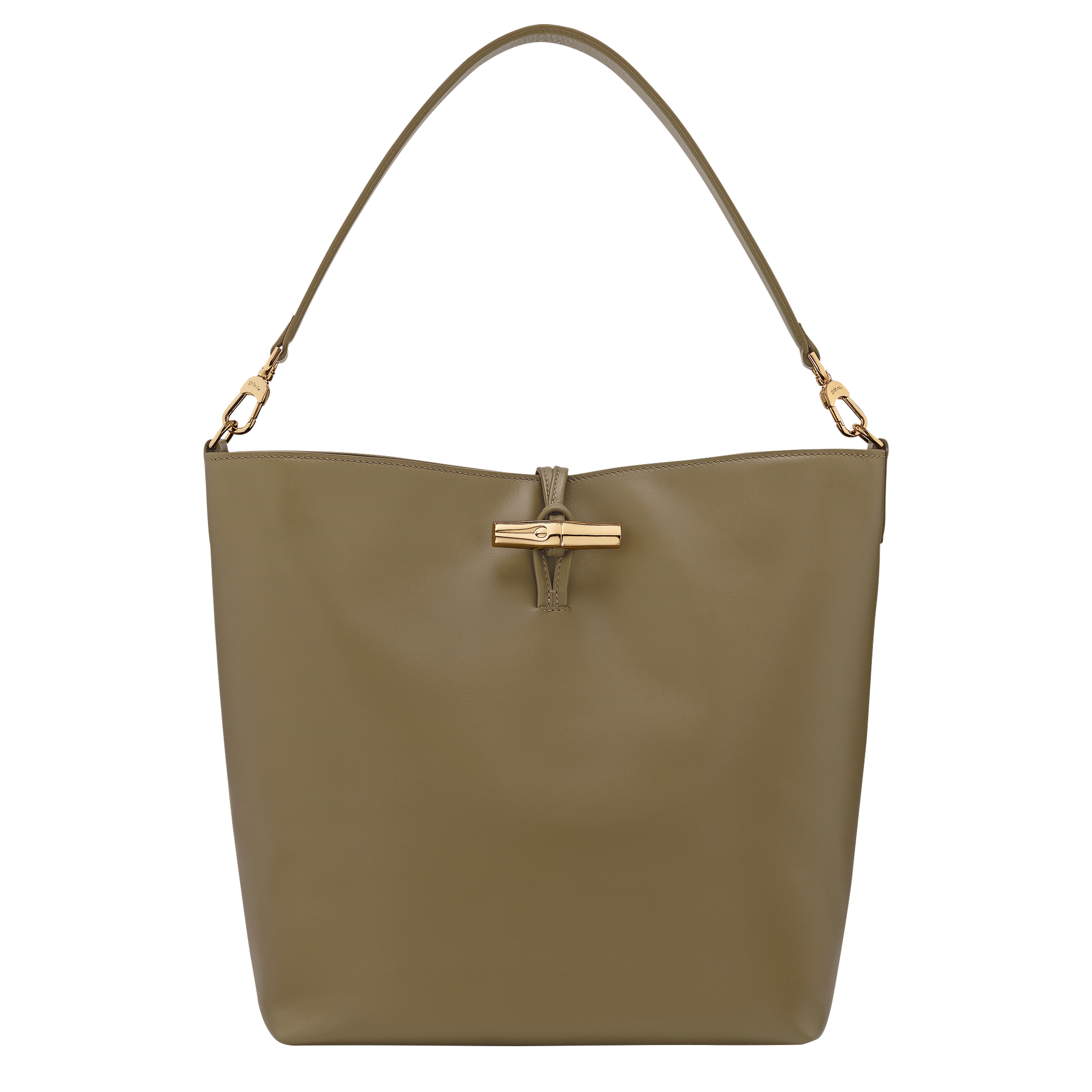 Le Roseau Hobo bag M, Olive
