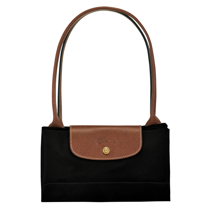 Le Pliage Original L Tote bag , Black - Recycled canvas  - View 6 of 6