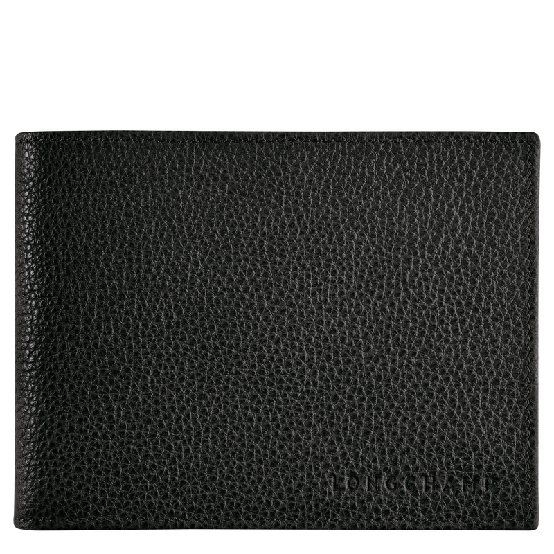 Le Foulonn&eacute; Wallet , Black - Leather  - View 1 of  2