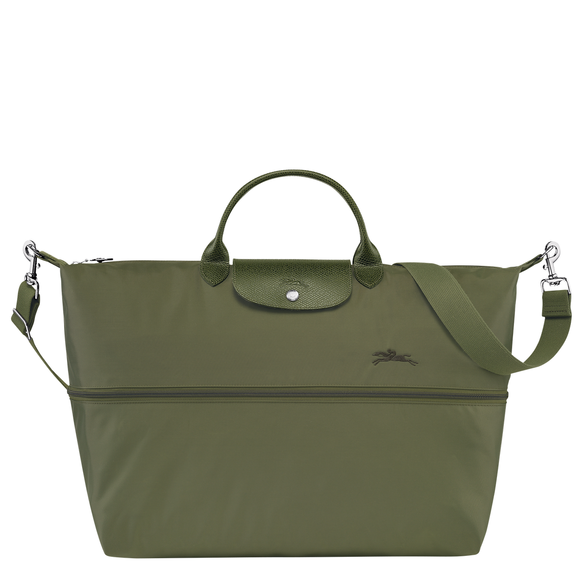 Le Pliage Green Travel bag expandable Forest - Recycled canvas ...